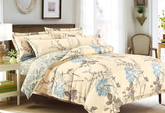 OFERTA TRIO - PACHET 3 LENJERII DE PAT. Lenjerie pat dublu, 4 piese