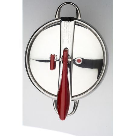 Oala sub presiune bombata Zilan 9L ZLN-1022, inox 18/10, fund triplu stratificat, supapa siguranta