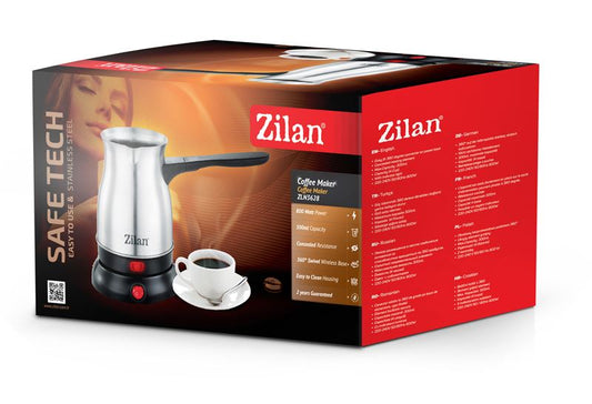 Ibric electric pentru cafea Zilan ZLN-3628, Putere 800W, Capacitate 6 cesti