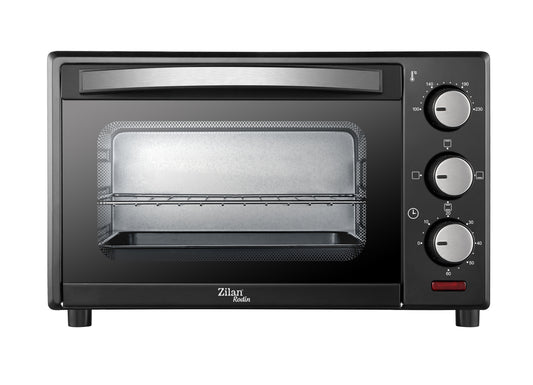 Cuptor electric Zilan ZLN-0973 RODIN, 1200 W, 15 Litri, Temperatura Reglabila, Geam Duble, Negru