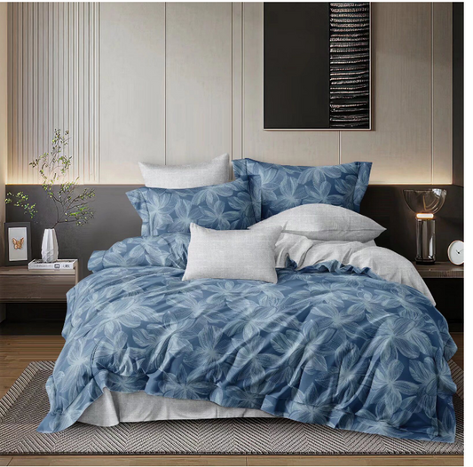 OFERTA TRIO - PACHET 3 LENJERII DE PAT. Lenjerie pat dublu, 4 piese