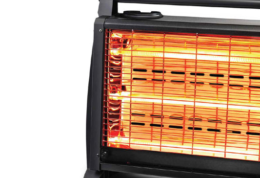 Incalzitor Floria ZLN2205 Negru cu 3 rezistente quartz,1500W, maner portabil, maner portabil