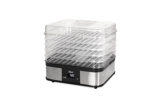 Deshidrator alimentar Zilan ZLN1932 inox, 245W, 5 nivele, termostat digital, silentios