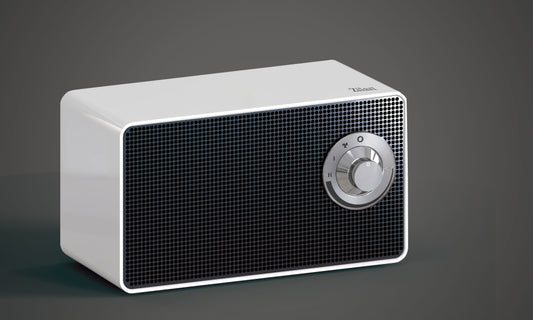 Aeroterma ceramica Zilan ZLN2007 Alb, 1000W, 2 nivele de incalzire, oprire automata la rasturnare