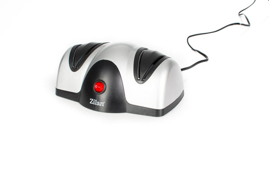 Ascutitor de cutite electric Zilan ZLN2168 Gri, cu doua nivele de ascutire, 40W, usor de curatat