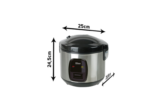 Aparat de gatit Zilan ZLN2793 2 in 1 pentru gatit orez si alimente la abur, capacitate 1.5L, 500W