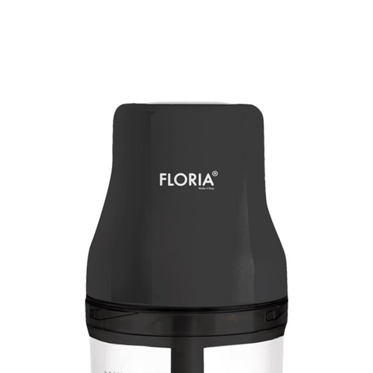 Tocator legume-fructe chopper FLORIA ZLN3035, putere 200W, capacitate vas 500 ml, cutit inox, negru