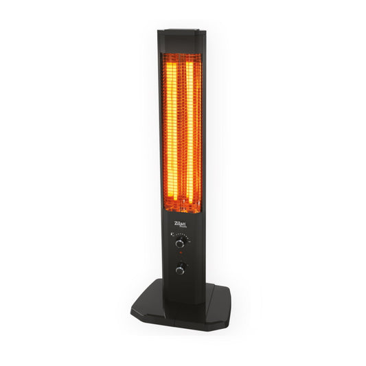 Radiator cu infrarosu Zilan ZLN6210 Negru, doua rezistente, putere 2300W, temperatura reglabila