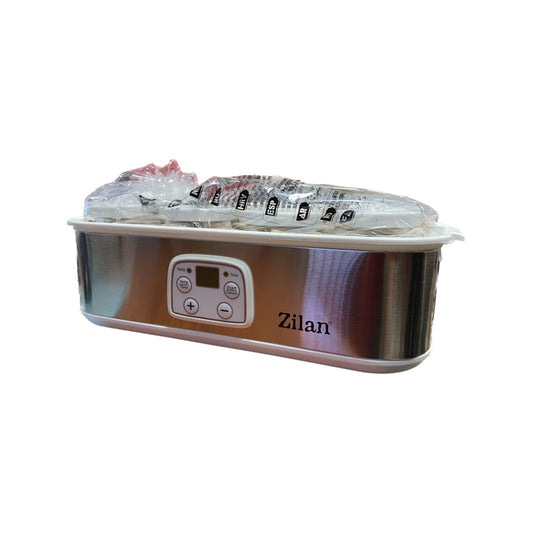 Aparat pentru facut iaurt Zilan ZLN6104 Gri, afisaj LED, timer, termostat reglabil