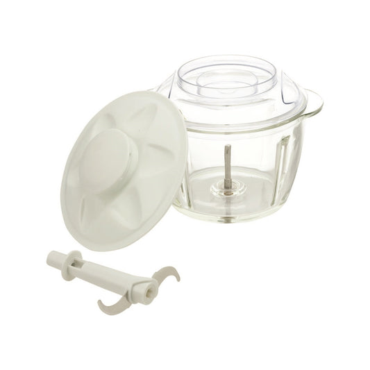 Mini tocator Zilan ZLN5619 Rosu, putere 200W, capacitate 1L, vas din sticla