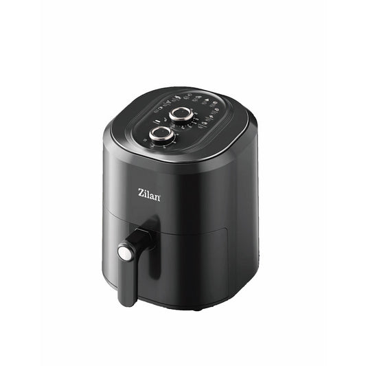 Friteuza cu aer cald Zilan ZLN8019 Neagra, putere 1360W, Capacitate 6 Litri, temperatura reglabila