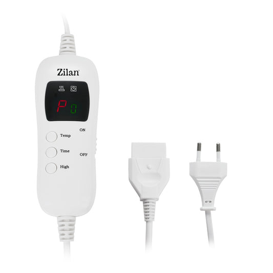 Patura electrica dubla Zilan ZLN0096, 9 trepte de putere, dimensiune 180x160 cm