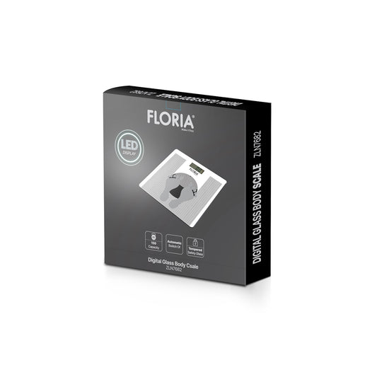 Cantar electric Floria ZLN7682 Gri, inchidere automata, capacitate 150 kg