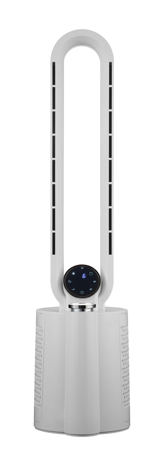 Ventilator turn Zilan ZLN1117 fara palete, Functie umidificare, Timer, Oscilatie, 3 trepte de viteza, 3 moduri presetate, 40 W