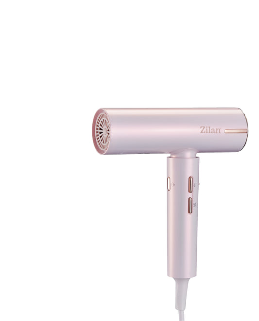 Uscator de par Zilan ZLN9181, tehnologie IQ, 3 trepte de viteza si temperatura, Functie ionica, 1800W