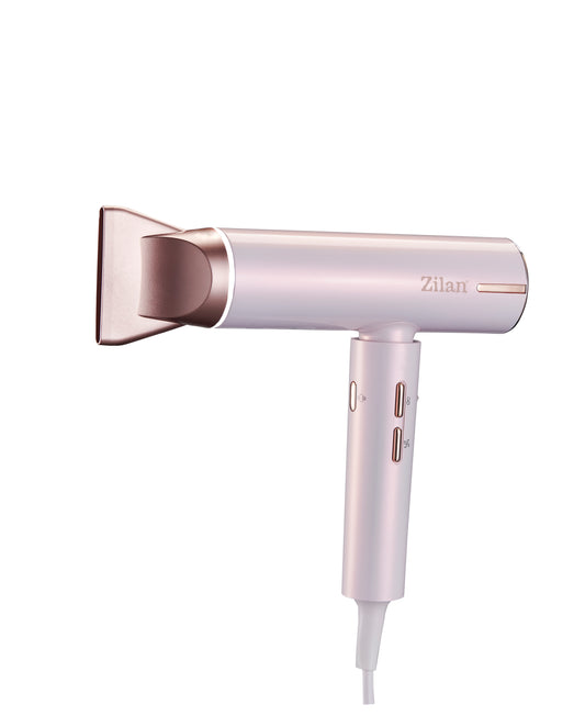 Uscator de par Zilan ZLN9181, tehnologie IQ, 3 trepte de viteza si temperatura, Functie ionica, 1800W