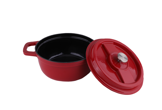 Oala Zilan ZLN0941, Din fier turnat sub presiune puternica, 2.6L, Diametru 22 cm, Inaltime 10 cm, Compatibila cuptor si masina de spalat vase