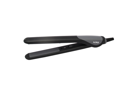 Placa pentru indreptat parul FLORIA ZLN8990, 25W, Invelis ceramic, Temperatura maxim 230 C, Gri