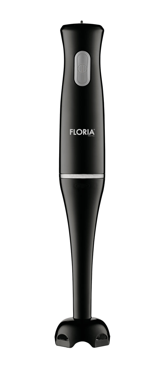 Blender vertical Floria ZLN7982, Putere 200W, Lungime cablu 1m, Lame din otel inoxidabil, O singura viteza