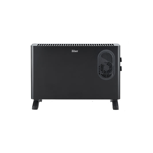 Convector cu ventilator Zilan ZLN2055, Termostat reglabil, Protectie la supraincalzire, Siguranta rasturnare, Putere 1250 / 2000W