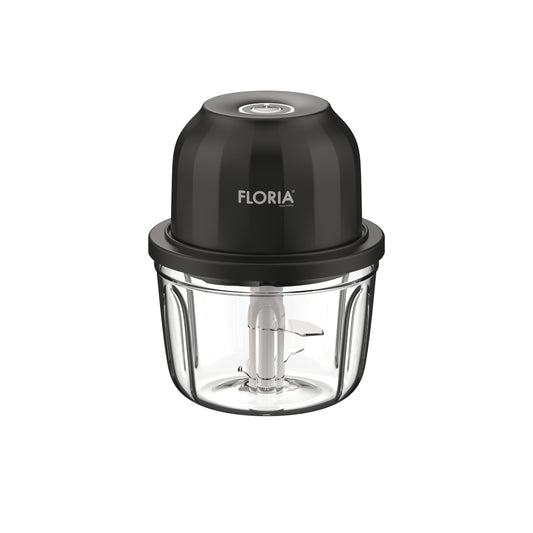 Tocator legume-fructe Floria ZLN2655 Mini Chopper reincarcabil, Capacitate 350 ml, Baterie 1200mAh, Putere 5V / 30W