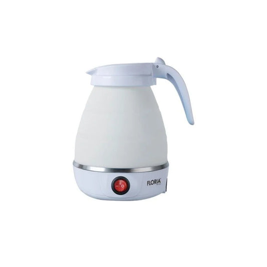 Fierbator pliabil Floria ZLN4116 pentru voiaj, Putere 600W, Capacitate 600ml, Protectie la supraincalzire, Baza din inox si carcasa din silicon durabil