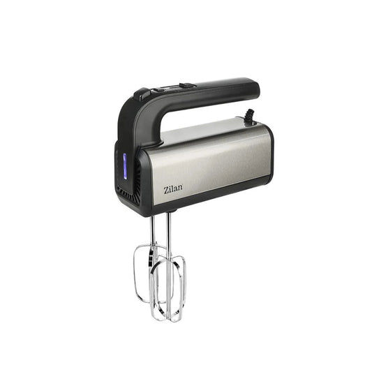 Mixer de mana Zilan ZLN2938 din inox, 5 trepte de viteza + TURBO, protectie la supraincalzire, 500W