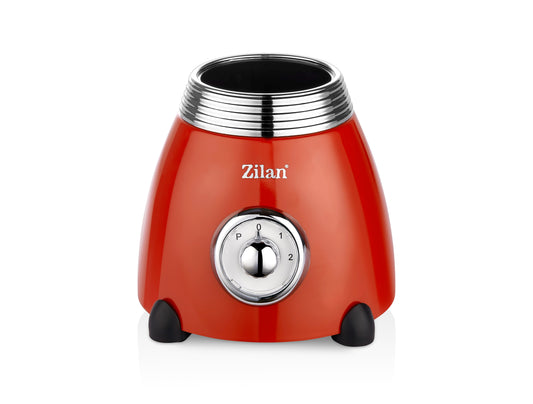 Blender RETRO Zilan ZLN7057 Rosu, capacitate 1.5 L, putere 500W, lame din otel
