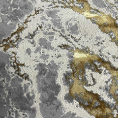 Covor Buse Fulger, Galben, Auriu Living, Dormitor, Modern