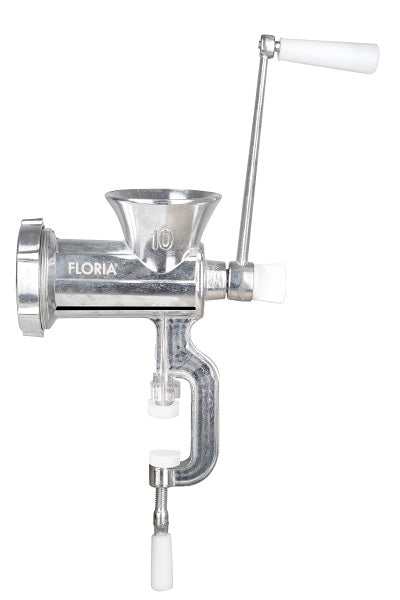 Masina de tocat carne manuala Floria ZLN-2553, aluminiu
