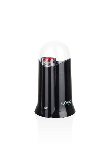 Rasnita Electrica Floria ZLN-3087 Negru, Putere 200W, Capacitate 60 gr, Cuva otel inoxidabil,