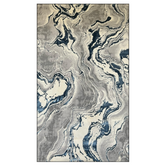 Covor Buse Fulger, Albastru Regal , Living, Dormitor, Modern