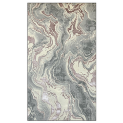 Covor Buse Fulger, Roz Pudra , Living, Dormitor, Modern