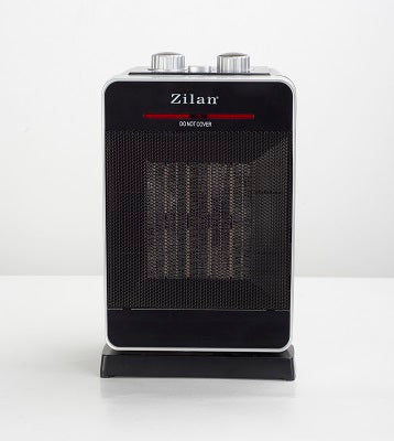 Aeroterma ceramica ZILAN ZLN-3215, Putere 2000W, 2 trepte de reglare temperatura+aer rece, Termostat reglabil, Rezistenta ceramica, Functie oscilatie, Sistem siguranta impotriva rasturnarii si supraincalzirii