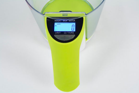 Cantar de bucatarie digital Zilan ZLN 7788, cu cana, capacitate 2 kg,Verde