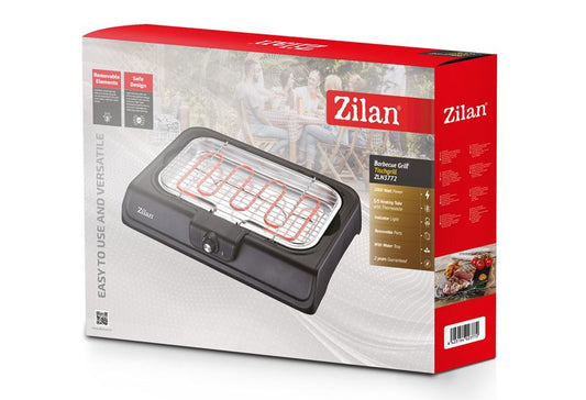 Gratar electric ZİLAN ZLN-3772,2000 W, termostat reglabil