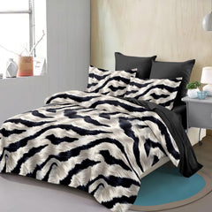 Lenjerie pat dublu, FINET, cu elastic, 6 piese, BB6080