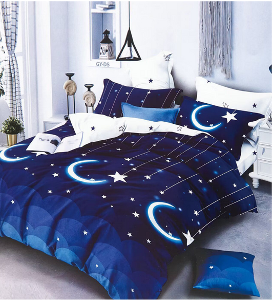 OFERTA TRIO - PACHET 3 LENJERII DE PAT. Lenjerie pat dublu, 4 piese