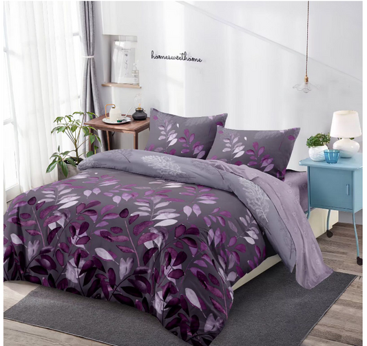 OFERTA TRIO - PACHET 3 LENJERII DE PAT. Lenjerie pat dublu, 4 piese