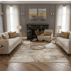 Covor Marmara Gresie Beige Gold