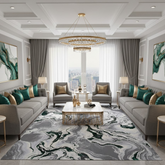 Covor Buse River, Verde Smarald, Living, Dormitor, Modern