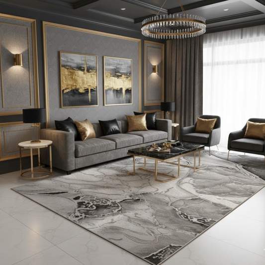 Covor Marmara Beirut Gri/Silver Living, Dormitor, Modern