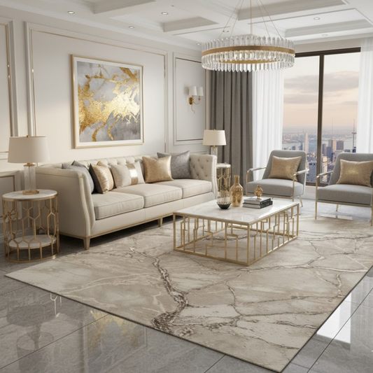 Covor Eterna Cairo Bej/Cream, Living, Dormitor, Modern