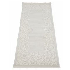 Covor LINEA, BEJ/ALB, Living, Dormitor