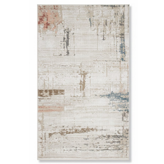 Covor SOFT, BEJ/ROZ/BLUE, Living, Dormitor