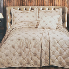 Cuvertura Pat Dublu, 4 Piese, Bumbac 100% Gunes – Calitate Premium, Culoare Cappuccino