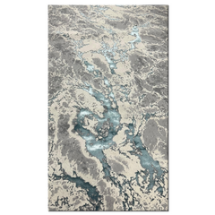 Covor Buse Fulger, Turcoaz, Living, Dormitor, Modern