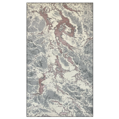 Covor Buse Fulger , Roz, Pudra Living, Dormitor, Modern