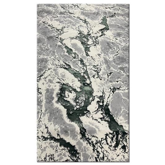 Covor Buse Fulger, Verde Smarald, Living, Dormitor, Modern