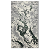 Covor Buse Fulger, Verde Smarald, Living, Dormitor, Modern